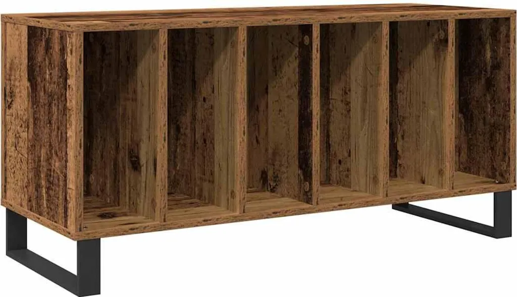 Mobile Porta Vinili vidaXL 100 cm | Offerta Armadio Legno Antico