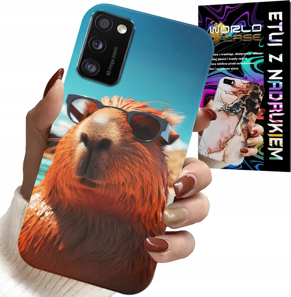 Cover Samsung A41 Capibara Estetica + Pellicola Vetro | Trend 2026