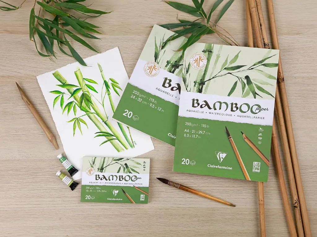 Bloc Dessin Aquarelle A3 Clairefontaine Bambou 250g Artistes Experts