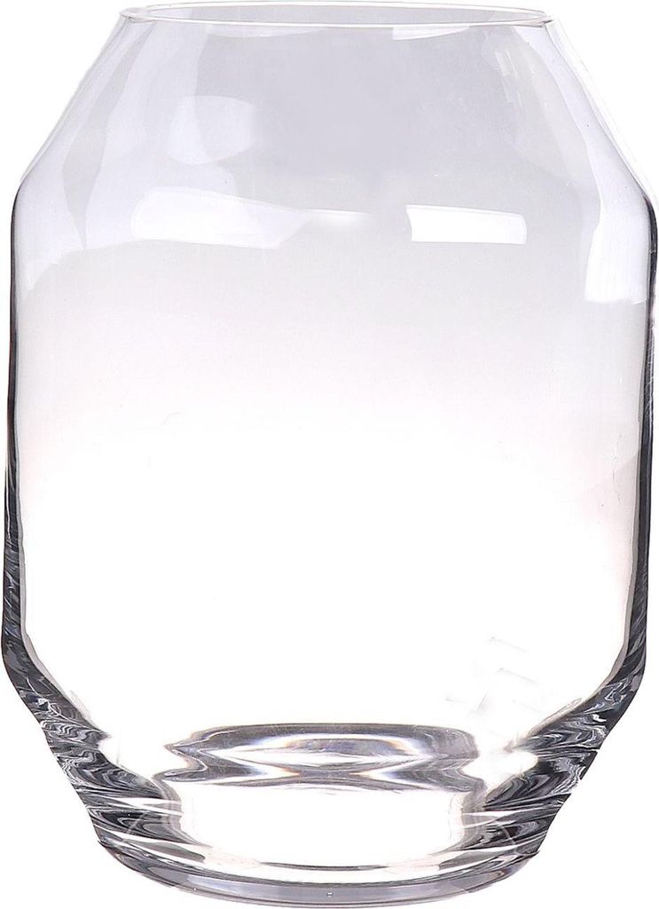 INNA-GLAS Große Blumenvase LEVIANO, klar, 25cm, Ø20cm - Glasvase