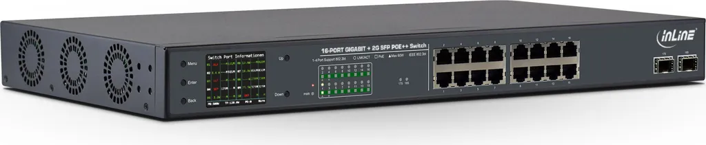Switch PoE++ 16 ports : Finissez-en avec le manque de puissance réseau
