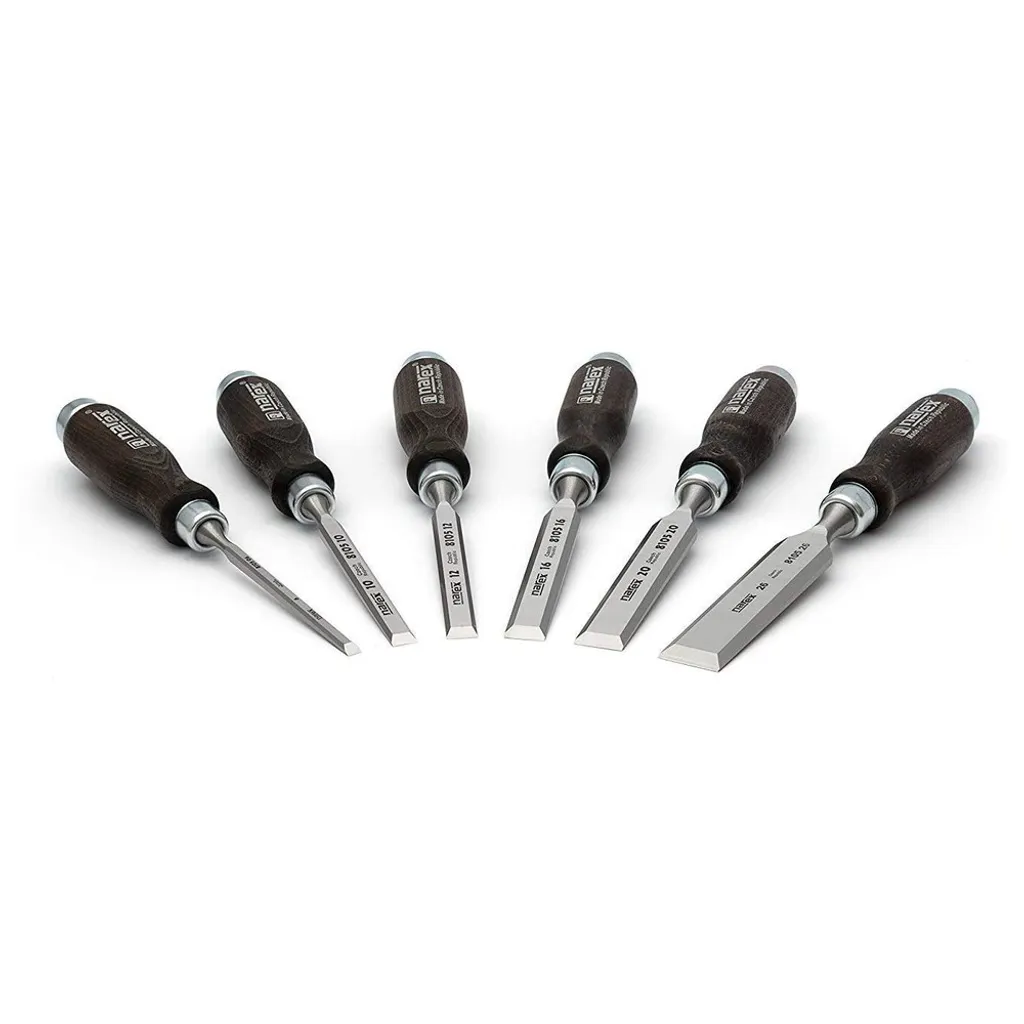 Set 6 Scalpelli Professionali per Legno - Qualità Carpenteria HSS