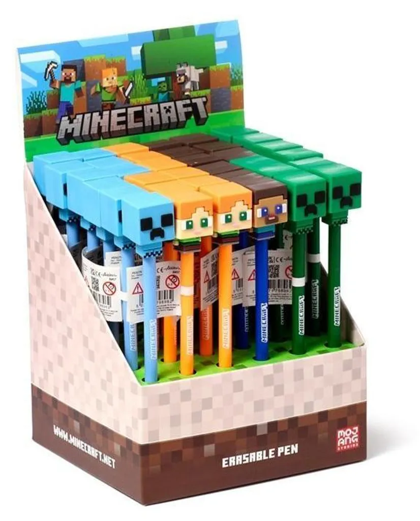 Stylo Minecraft Chibi à Collectionner avec Design Kawaii et Unique