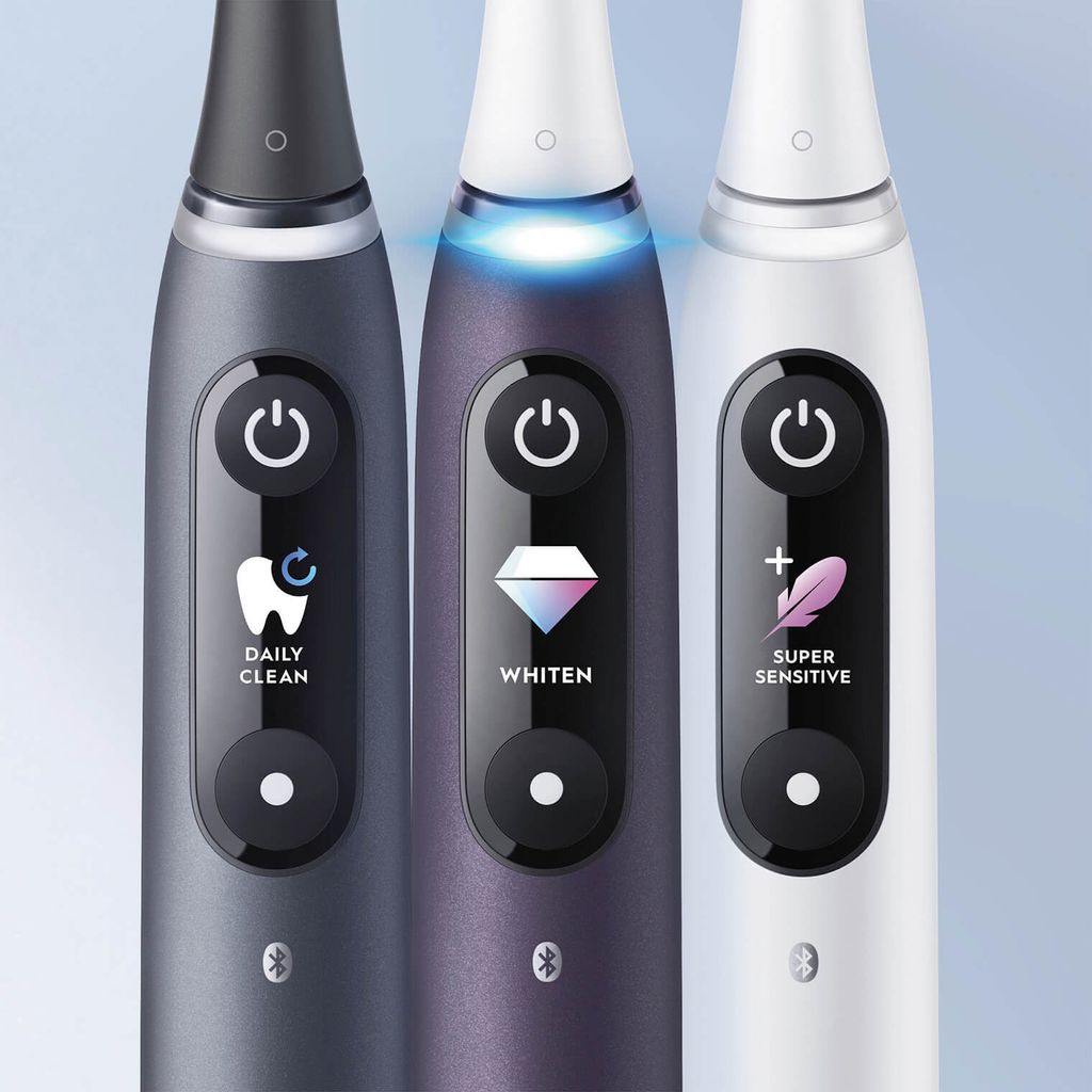 Oral-B iO 8 Duo Elektrische Zahnbürsten, Reiseetui, white Produktbild 3
