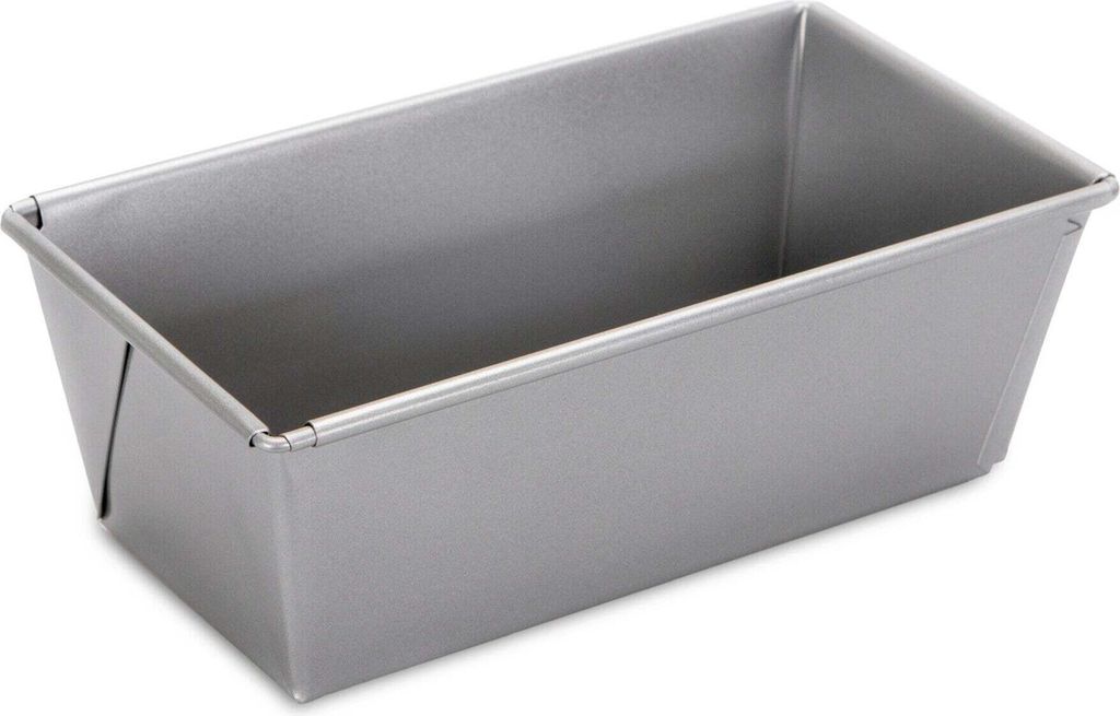 Städter "We Love Baking" Kastenform ausziehbar Metall Silber