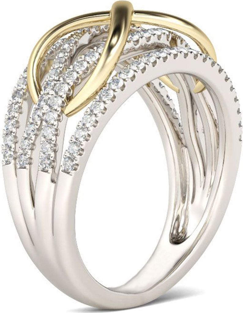 8-förmige glänzende Strasssteine für Damen, Hochzeit, Verlobung, Versprechen, Schmuck, Geschenk