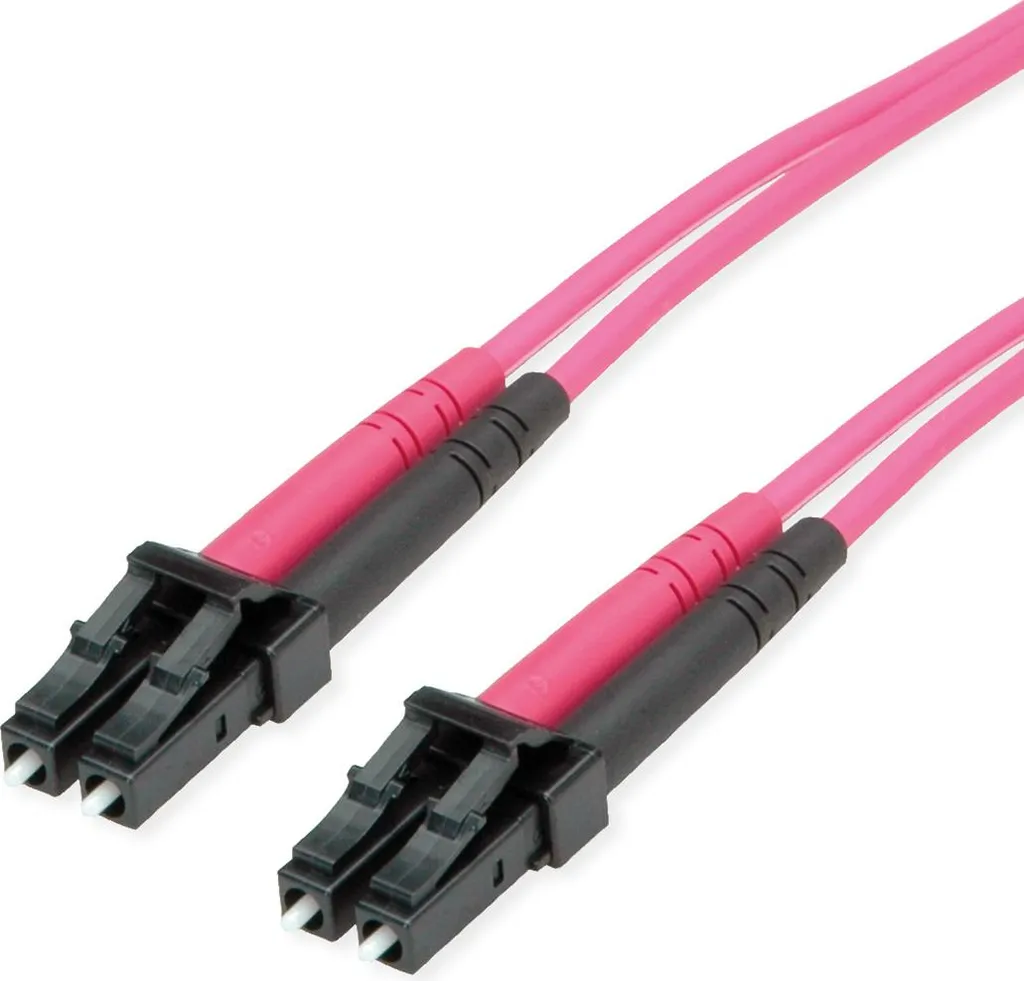 Câble de brassage fibre LC Duplex pour baie informatique OM4 3m