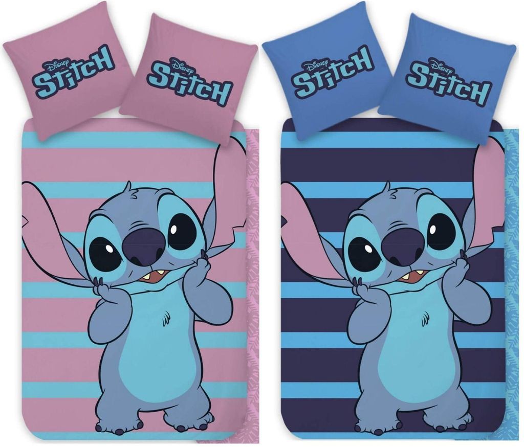Disney Lilo & Stitch - 2 x Wende-Bettwäsche-Set, 135x200 & Produktbild 