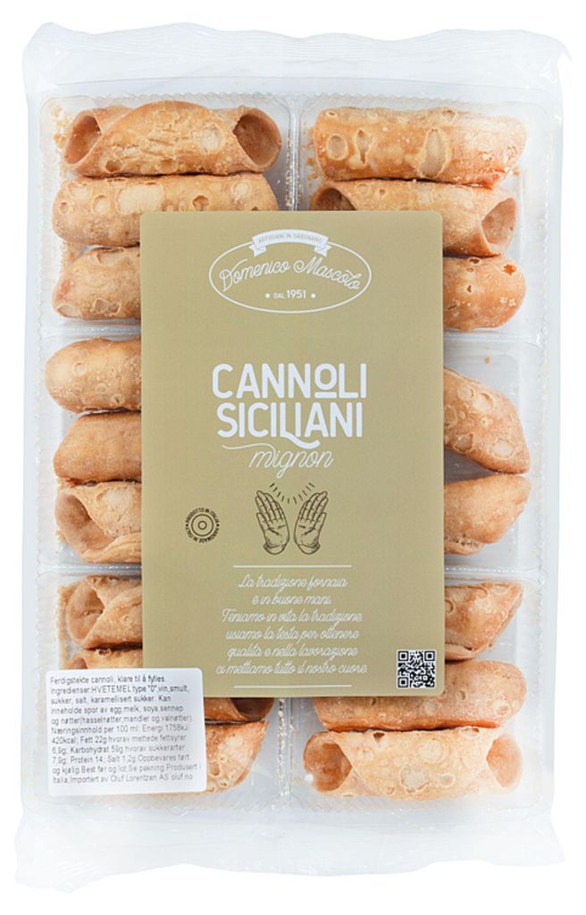Cannoli siciliens miniatures, 160 g - Domenico Mascolo Image du produit 