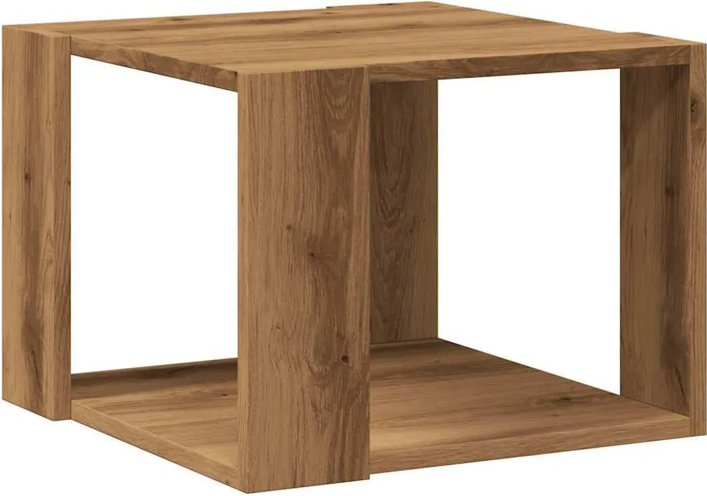 Tavolino Salotto Rovere 40x40x30 cm SYFAX™ | Robusto e Funzionale