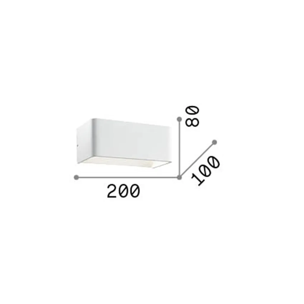 Luminaire mural design CLICK blanc 24 feux pour salon et chambre moderne - 2