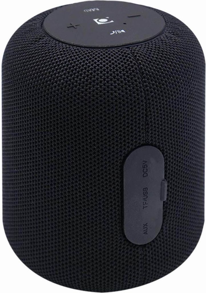 Gembird Portabler Bluetooth-Lautsprecher in Schwarz - Kompakt mit FM-Radio