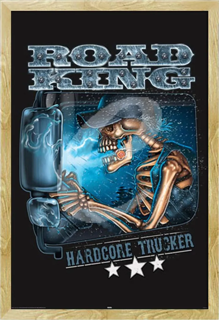 Cornice Shinsuke Faggio + Poster Road King Hardcore Trucker 61x91.5