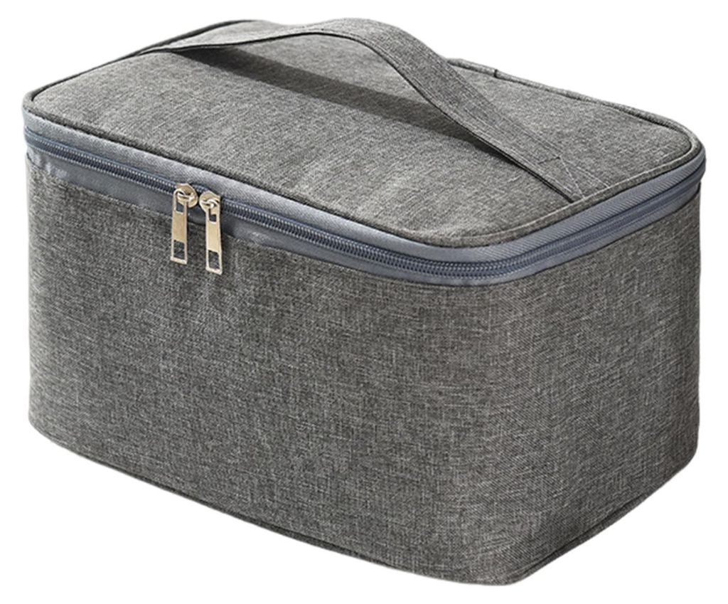 Reisekosmetiktasche mit Tragegriff, großem Fassungsvermögen, wasserdicht, ideal für Damen und Herren, Urlaub, Geschäftsreisen und den tägliche...