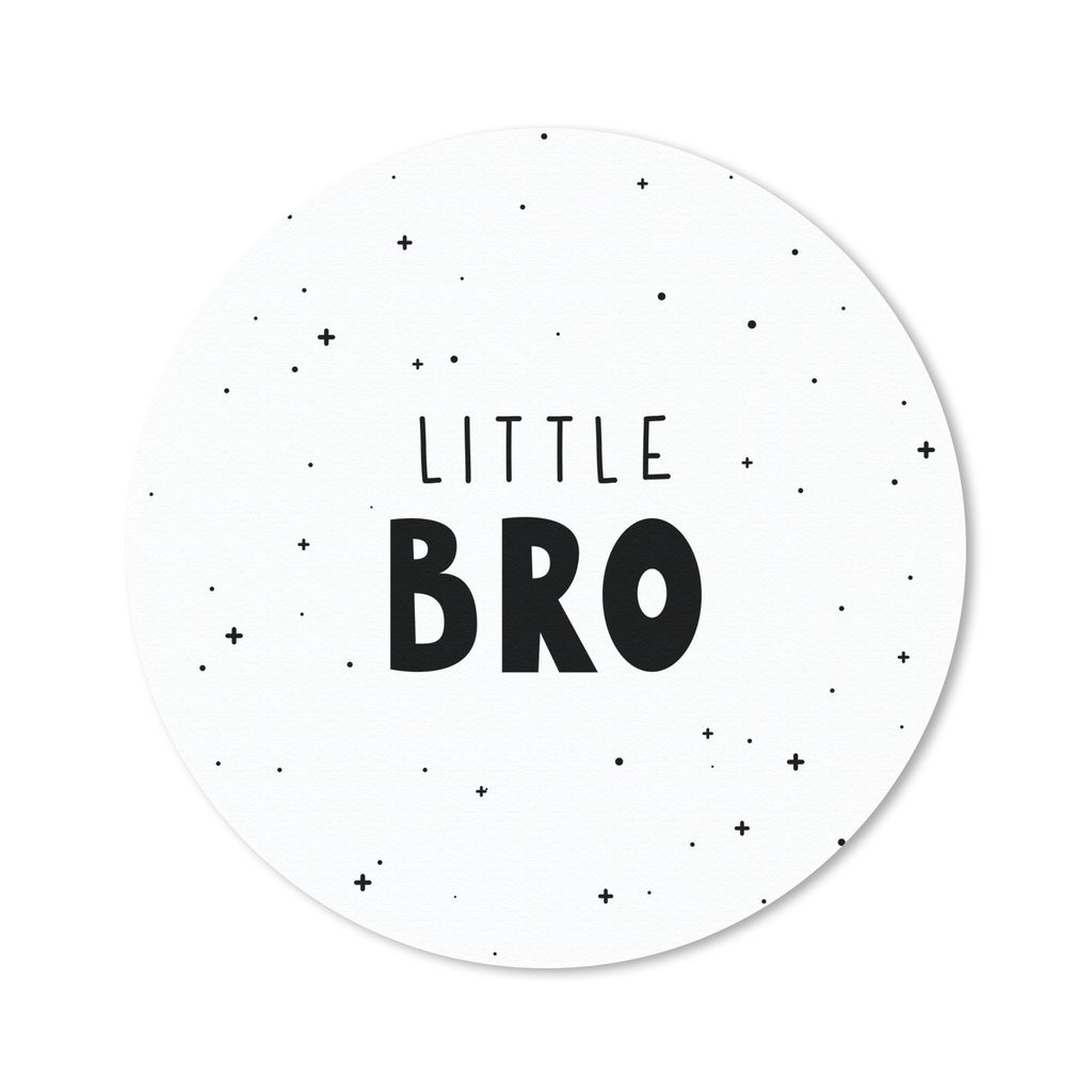 MuchoWow Mauspad Mousepad Sprichwörter - Kind - Jungen - Kleiner Bruder - Zitate 40x40 cm - Mousepads - Maus Mat - Pad - Mausunterlage - Schreib...