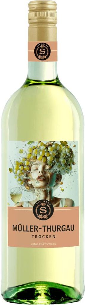 Müller-Thurgau trocken 1,0l - Sittmann Produktbild 