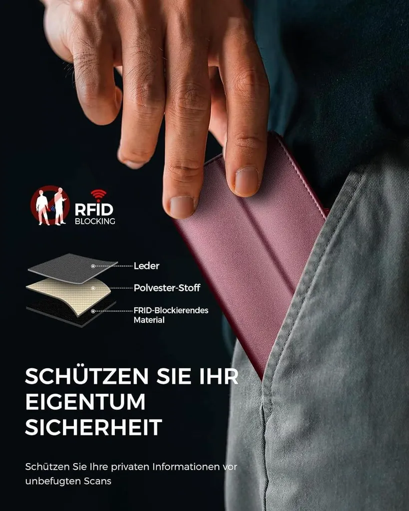 Housse Galaxy A51 Bordeaux RFID : Protection RFID et Support de Lecture - 4
