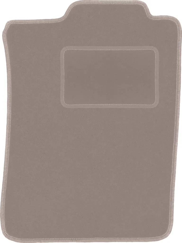 Tappetino conducente in velluto beige compatibile con Volkswagen Corrado (1988-1994, coupé) – con fissaggi – su misura