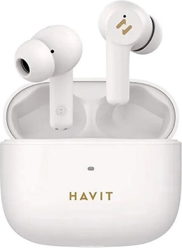 Écouteurs TWS Havit TW958 Pro Beige avec étui de charge haute autonomie