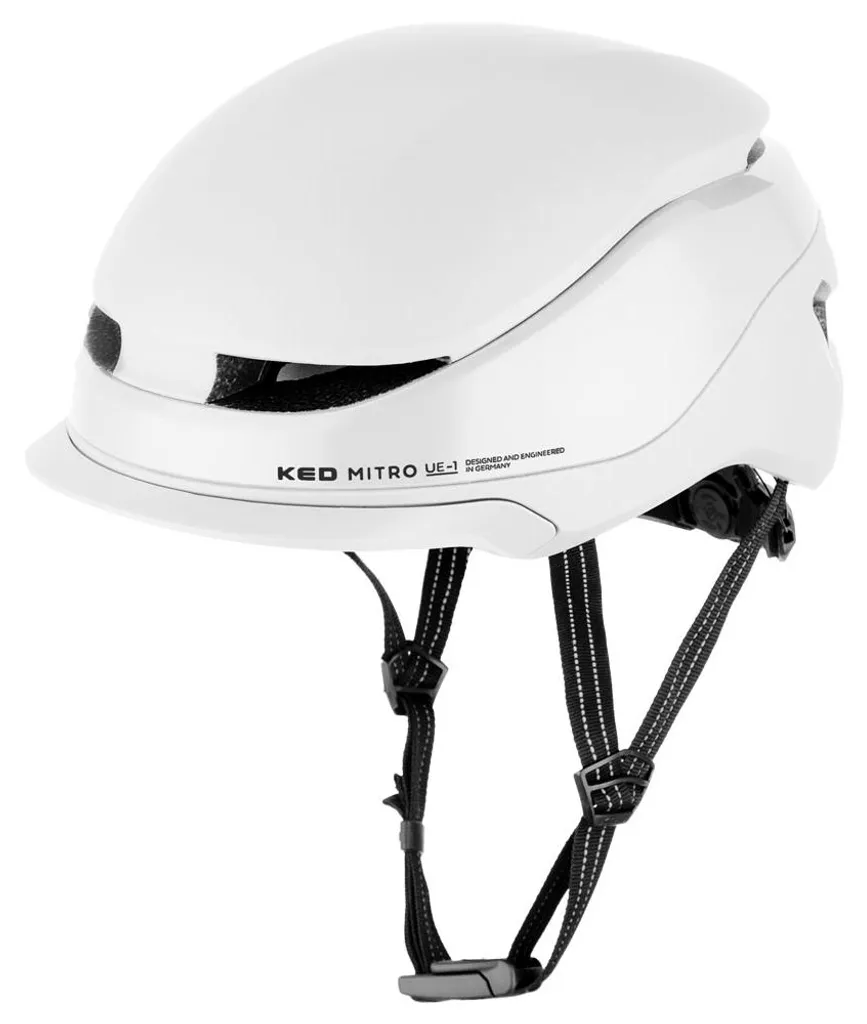 Casque Vélo Électrique KED Mitro UE-1 Gris Clair pour Trajet Domicile Travail