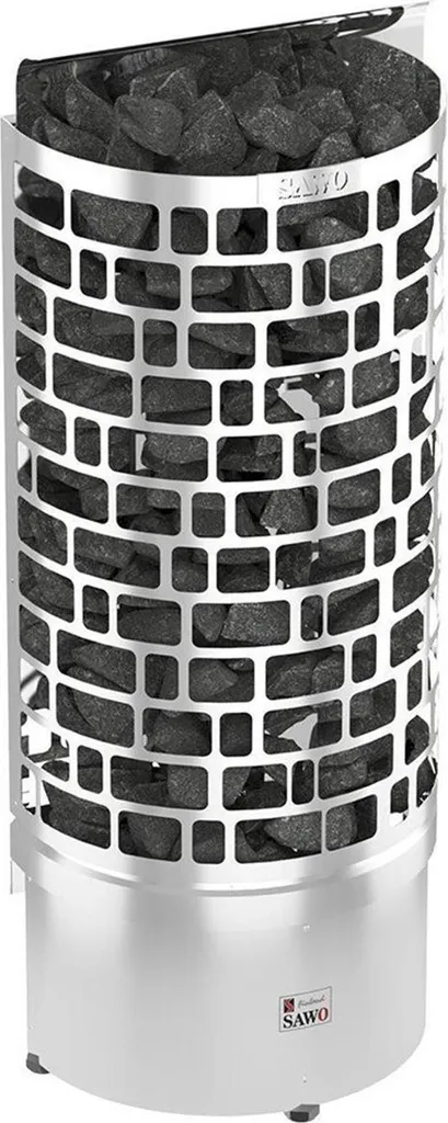 Poêle Sauna 7.5 kW Sawo Aries Wall en Inox avec Fixation Murale ARI3