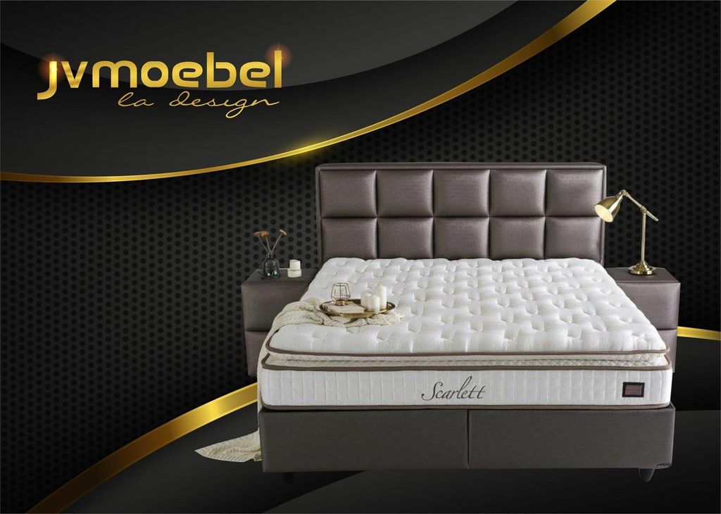 Bett Leder 2x Nachttisch 3 tlg. Schlafzimmer Set Möbel Modern Luxury Betten Neu