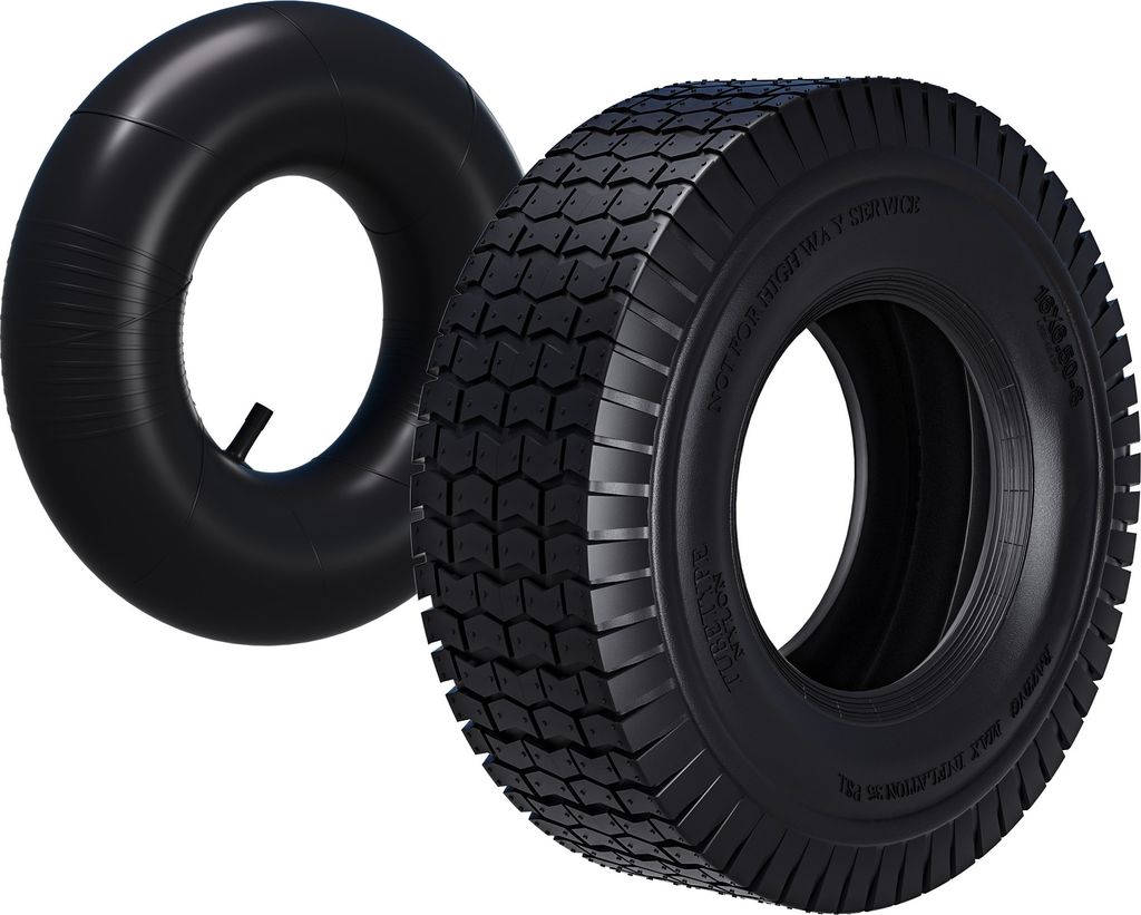 Pneumatici Wiltec per tosaerba 16x6,50-8 4pr con camera Immagine del prodotto 
