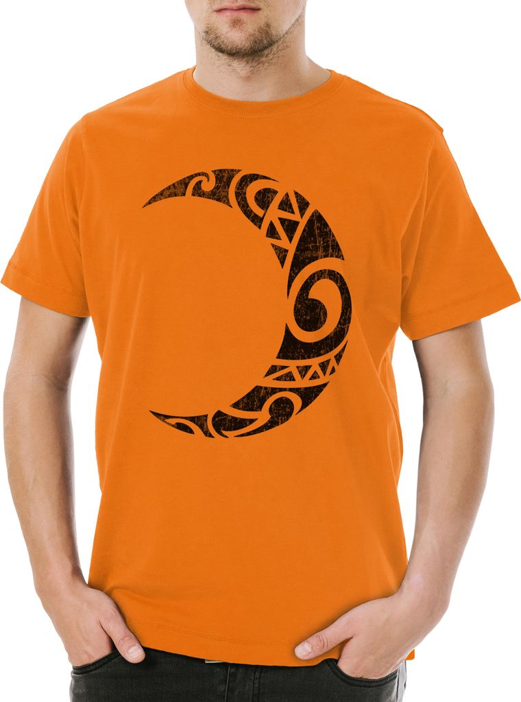 Urban Backwoods Egyptian Sun, Herren T-Shirt, Farbe: Orange, Größe: XS