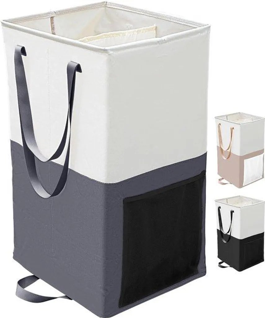 Panier à linge autoportant et pliable : fini le linge en désordre