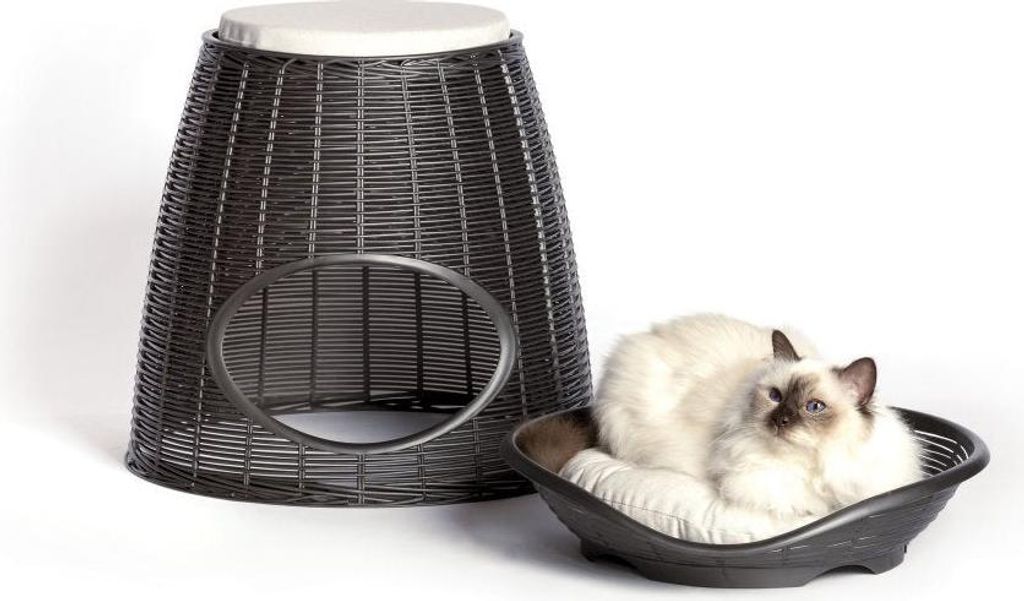 Bama Pet Pasha Dierenmand 52x50x46/55 cm Antraciet
