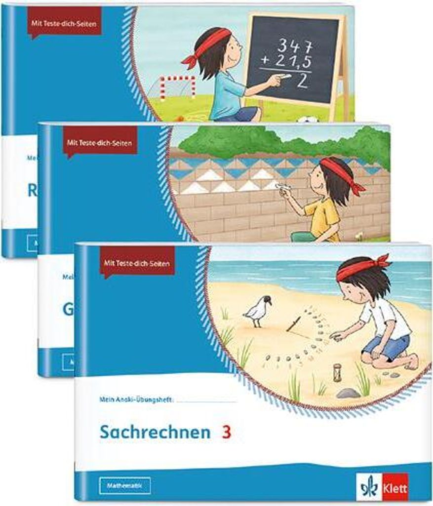 Mein Anoki-Übungsheft. Paket Mathematik 3. Richtig rechnen, Geometrie, Sachrechnen