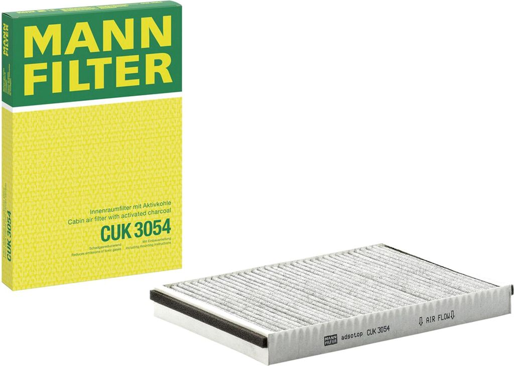 MANN-FILTER CUK 3054 Innenraumfilter Pollenfilter für OPEL Astra H Caravan (A04) Aktivkohle