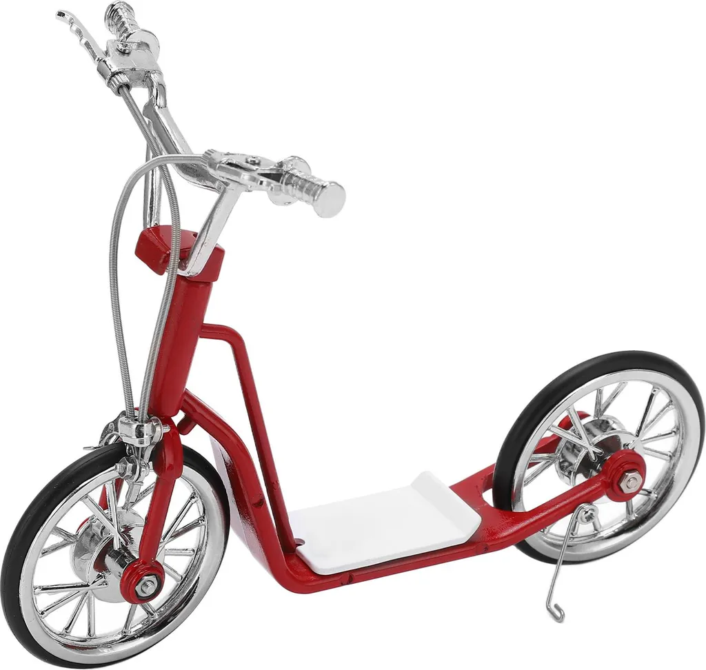 Scooter miniature rouge 1:10 - Objet de collection Skala Robust déco