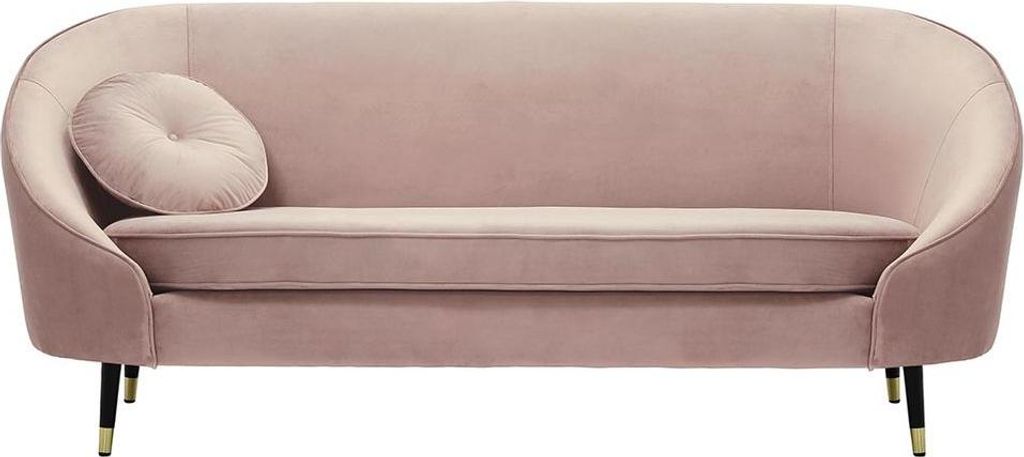 Dreisitzer-Sofa Kooper-Velluto 14-Standard piping-brass