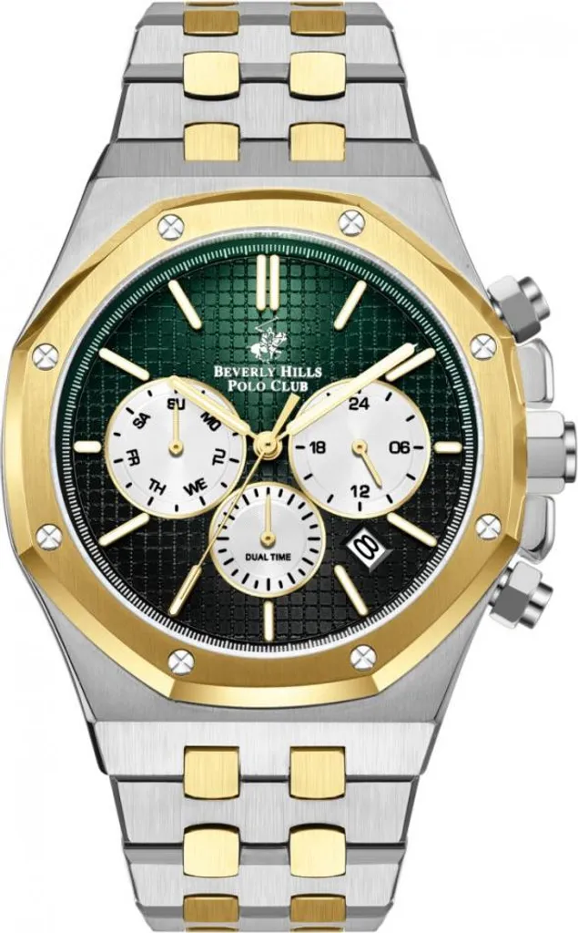 Montre Homme Vert Fashion BEVERLY HILLS BP3051X.270 - Design Inox Luxueux