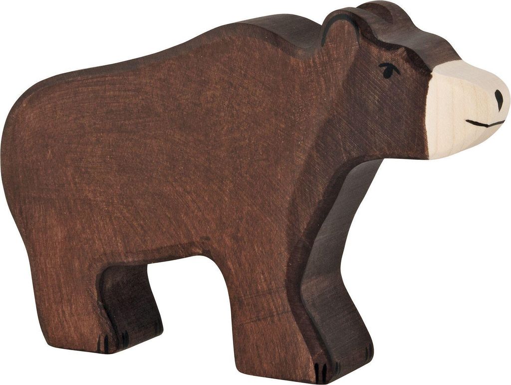 HOLZTIGER Braunbär aus Holz Produktbild 