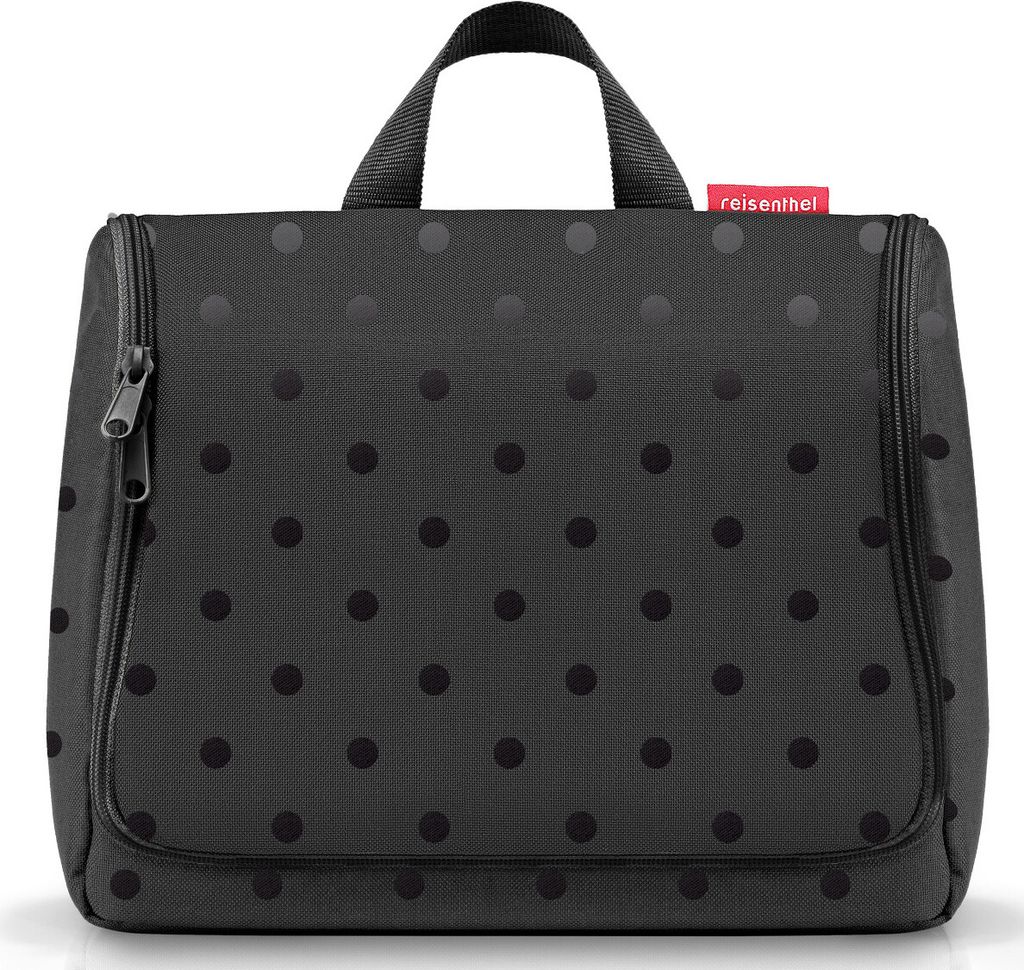 reisenthel toiletbag XL glossy dots black Produktbild 