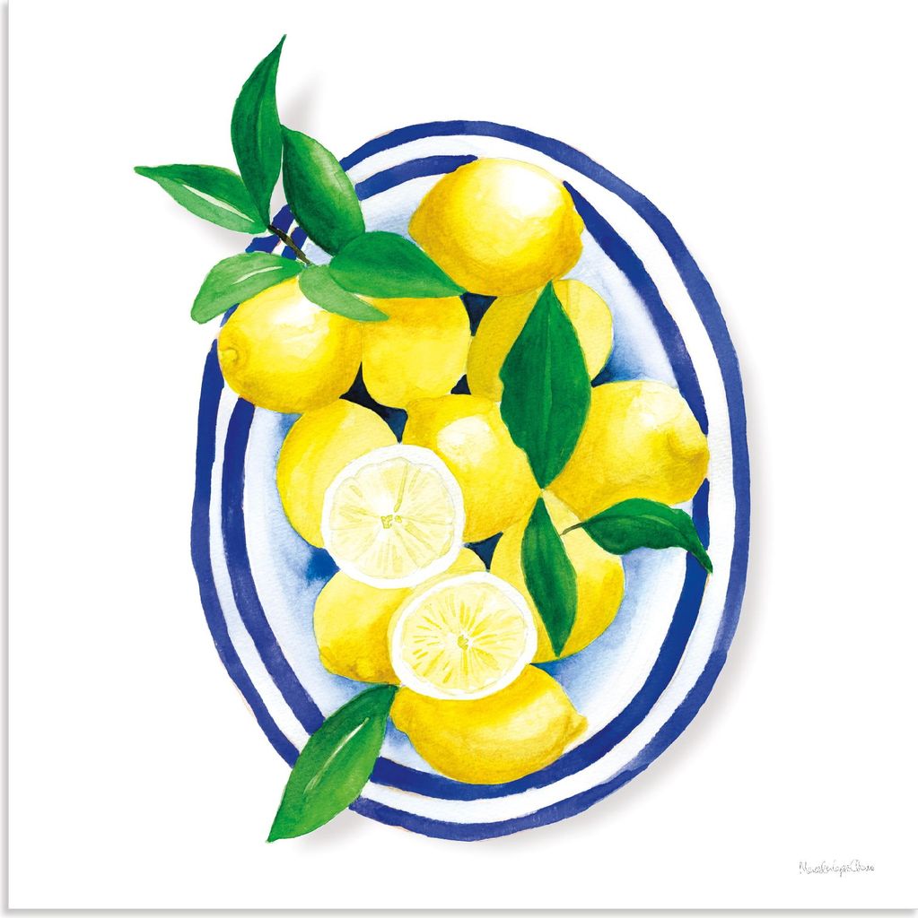 ARTland Wandbild Alu für Innen & Outdoor Mediterranean Größe: 70x70 cm