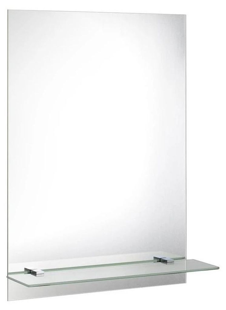 Aqualine Zrcadlo s otvory pro polici 50x70cm, včetně závěsů Obrázek produktu 