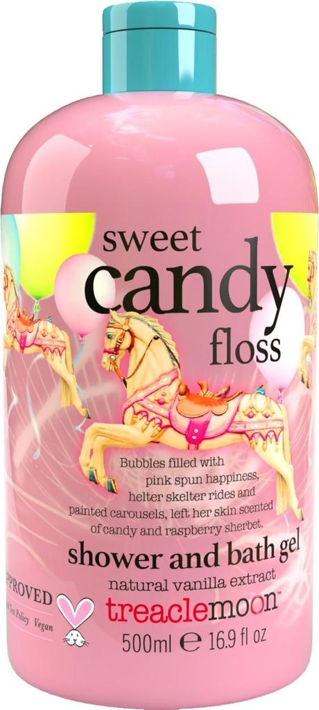 TREACLEMOON Süßes Zuckerwatte-Duschgel und -Schaum 500 ml