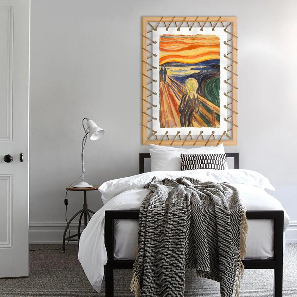 Tableau Salon L'Urlo 70 x 95 cm - Créez une Ambiance Galerie d'Art Moderne