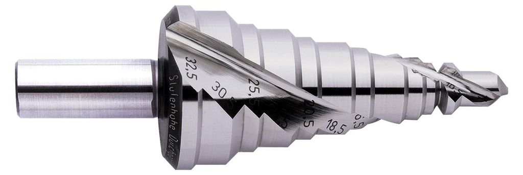 Exact 05310 HSS Step drill bit Mf12 - Mf32 Cylinder shank 1 Image du produit 