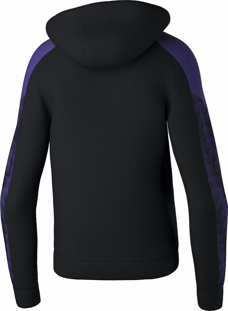 Erima Evo Star Hoody Schwarz/Ultraviolett