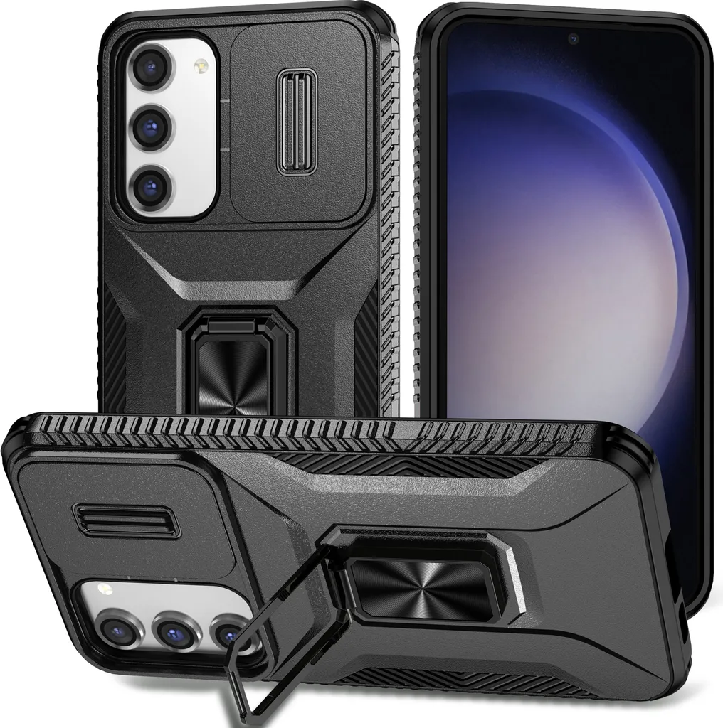 Custodia Samsung Galaxy S23 Rugged Nero: Protezione estrema S23