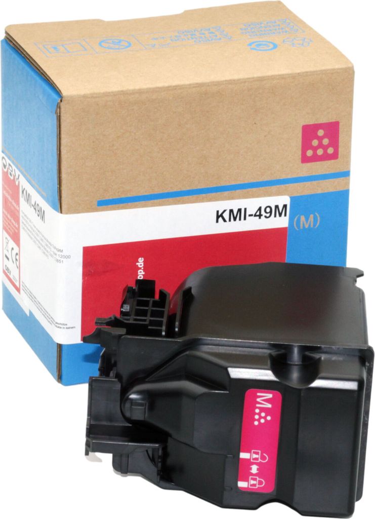 OBV Kompatibel TNP49M A95W350 Toner passend für Konica Minolta Bizhub C3351 C3851 C3851FS - cyan 12000 Seiten
