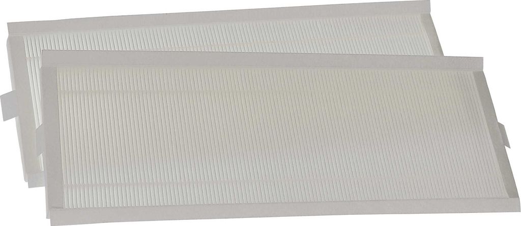 vhbw Filterset kompatibel mit Zehnder ComfoAir Q600 ST, Q600 ST Enthalpie Lüftungsgerät - Luftfilter G4 / F7 (2 Stück), 50 x 16 x 2 cm, Weiß