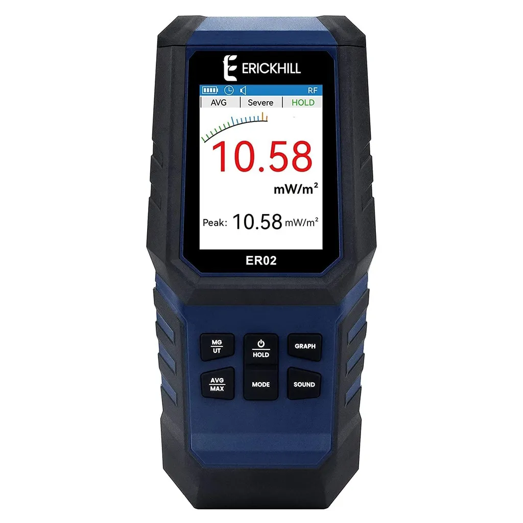 Appareil de mesure CEM avec alarme sonore et testeur 3-en-1 ERICKHILL ER-02