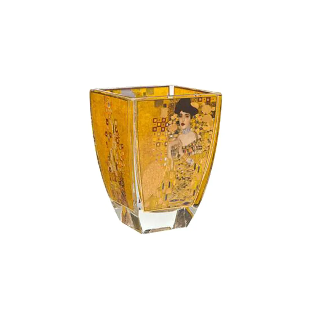Goebel Gustav Klimt Adele Bloch-Bauer Windlicht in Vetro Oro Artis Orbis