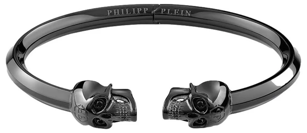 Pantalon Philipp Plein Homme PJ8AA25BL : Détails Argentés et Coupe Slim