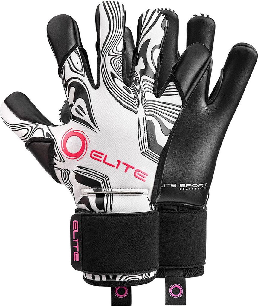 Elite Sport Nobre Art S (Limited Edition) Torwarthandschuhe - Schwarz / Weiß | Größe: 9